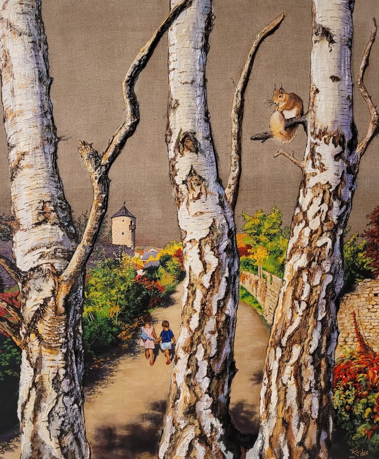 Álvaro Fernández Sáez Nachhauseweg Birken