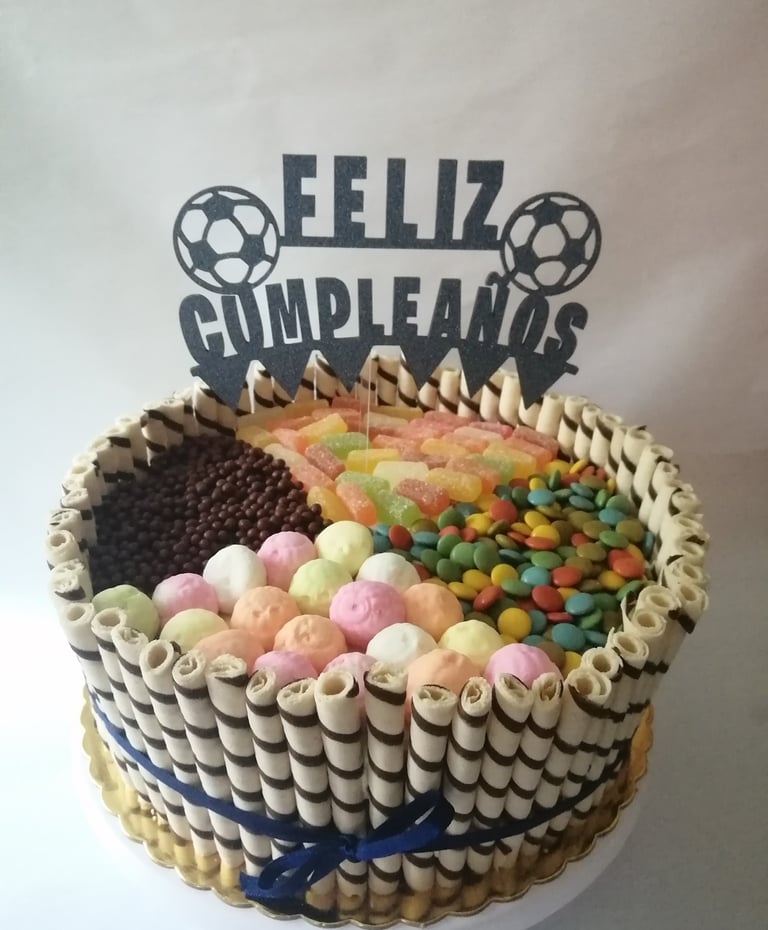 torta candy crush cumpleaños pasteleria queti lima