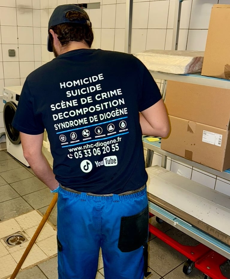 Désinfection après décès en France