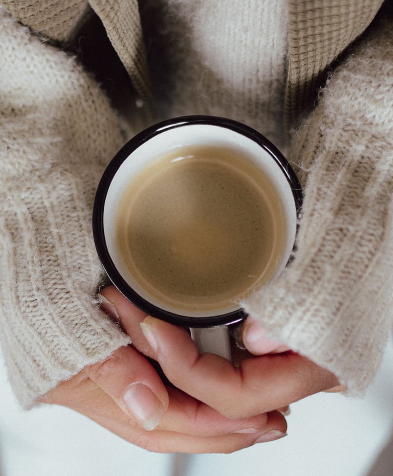 Photographie d'une tasse de café
