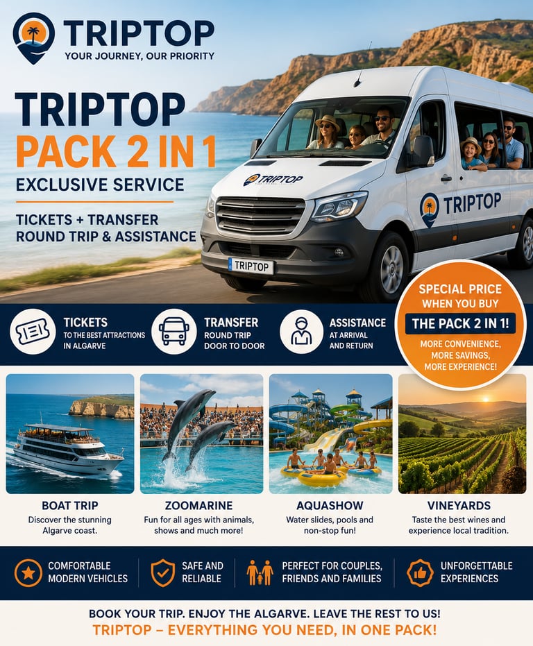 Book you trip, enjoy the Algarve, leave the rest to us. 