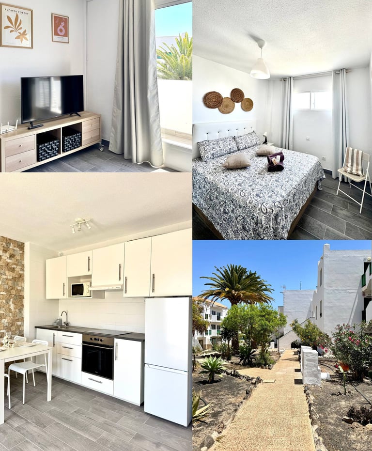 a collage of photos of a vacational house