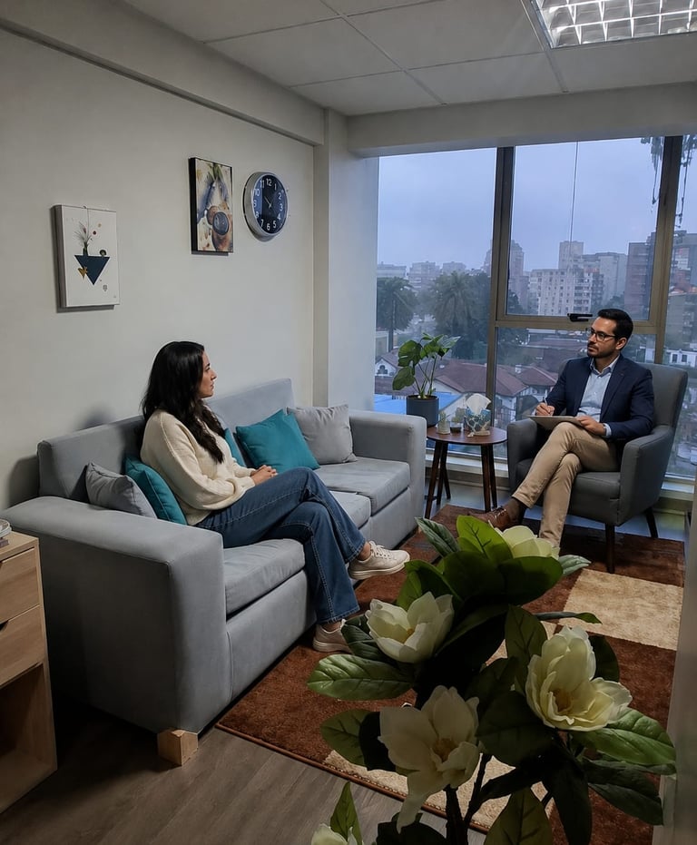 Ambiente profesional para atención de clientes