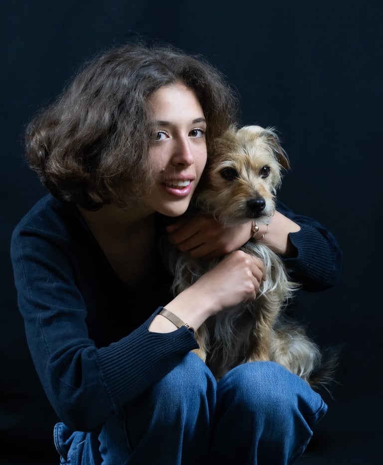 Séance photo studio vous et votre animal