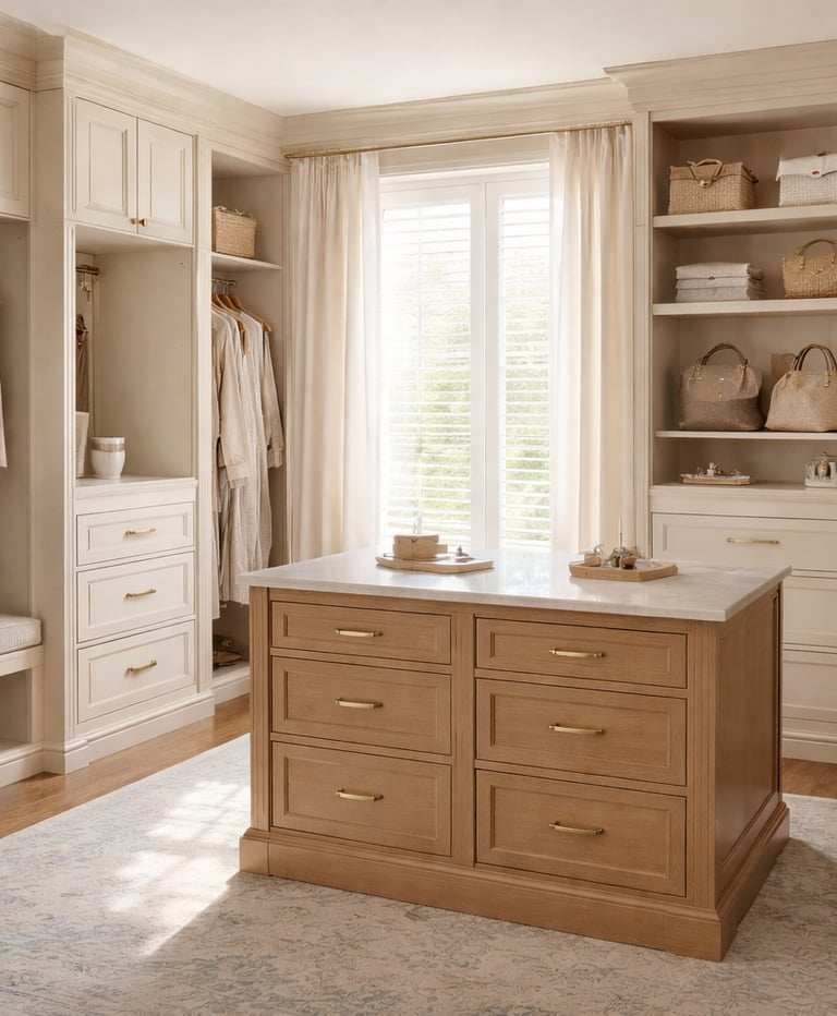 Calm, organized home space designed for seamless daily living