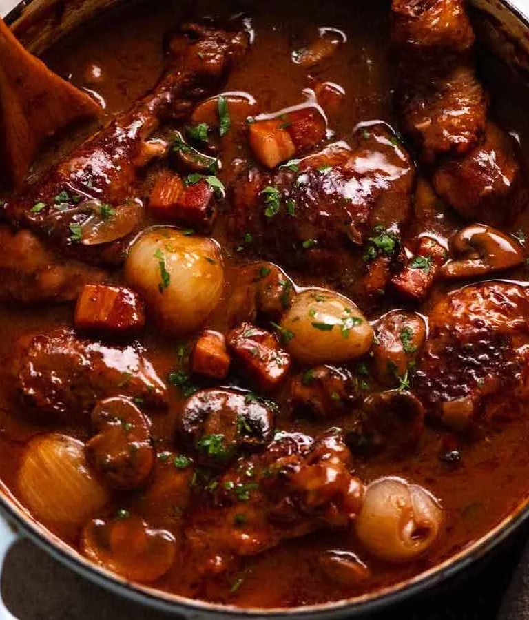 Fransız usulü tavuk yemeği