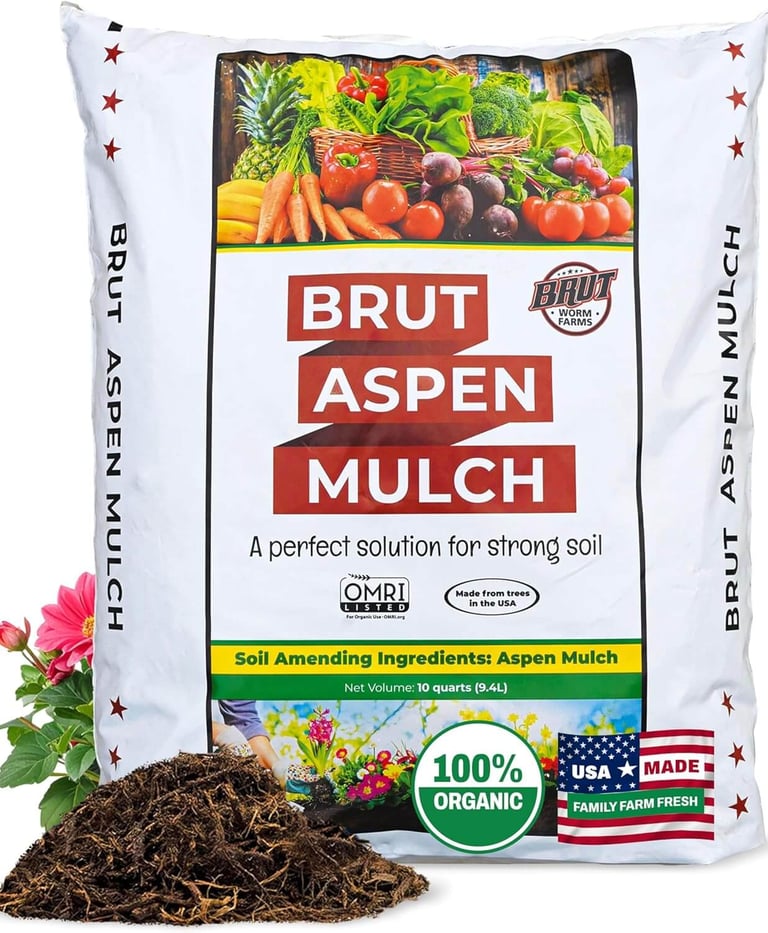 Brut Organic Aspen Mulch