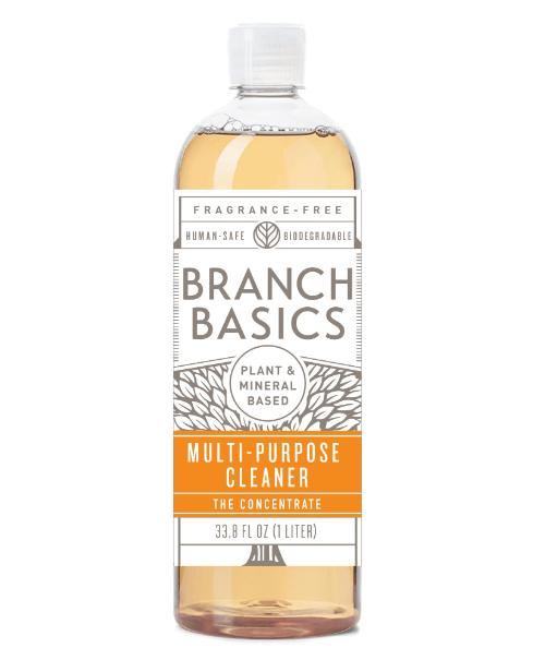Branch Basics fragrance free all-purpose cleaner concentrate bottle for non-toxic multi-surface 