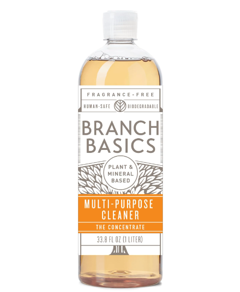 Branch Basics fragrance free all-purpose cleaner concentrate bottle for non-toxic multi-surface 