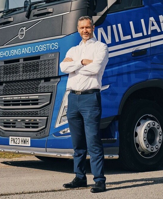 Huw Williams, Managing Director of Williams Haulage