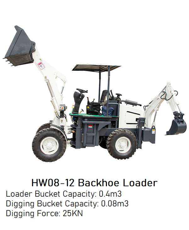 Brand New HW08-12 Backhoe Loader image