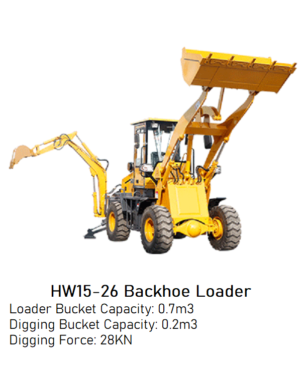 Brand New HW15-26 Backhoe Loader image
