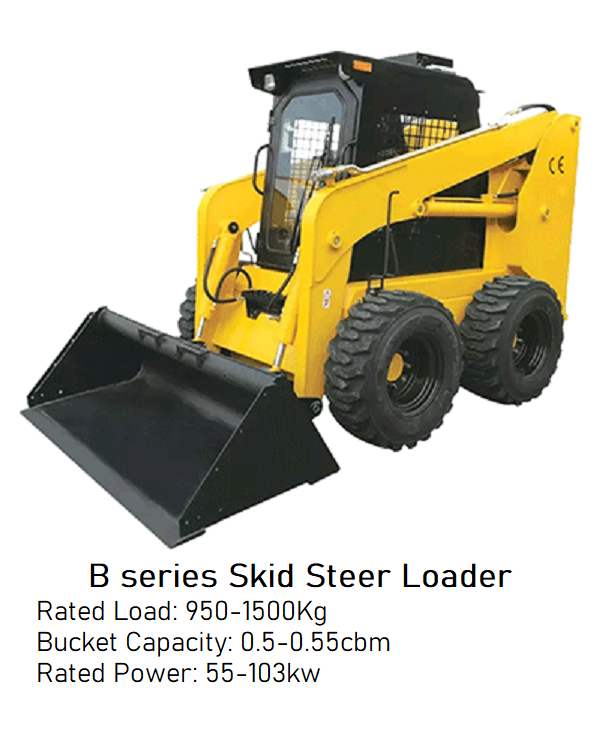Brand New B series Skid Steer Loader - Rated Load: 950-1500Kg image