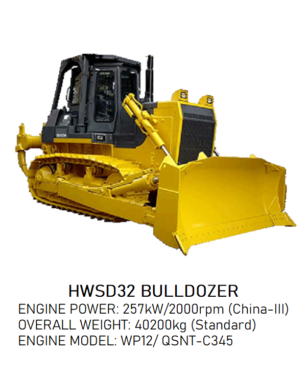 a brand new HWSD32 Bulldozer is shown in this image