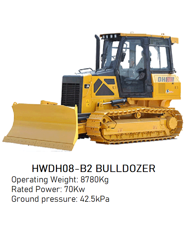 a brand new HWDH08-B2 Bulldozer is shown in this image