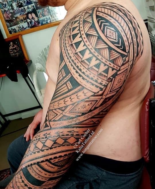 carl cocker polynesian tattoo artist brisbane sydney perth melbourne australia 