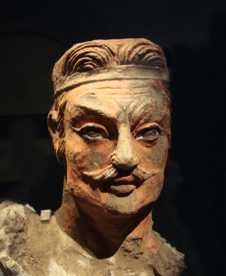 Portrait of a Kushan prince from Khalchayan