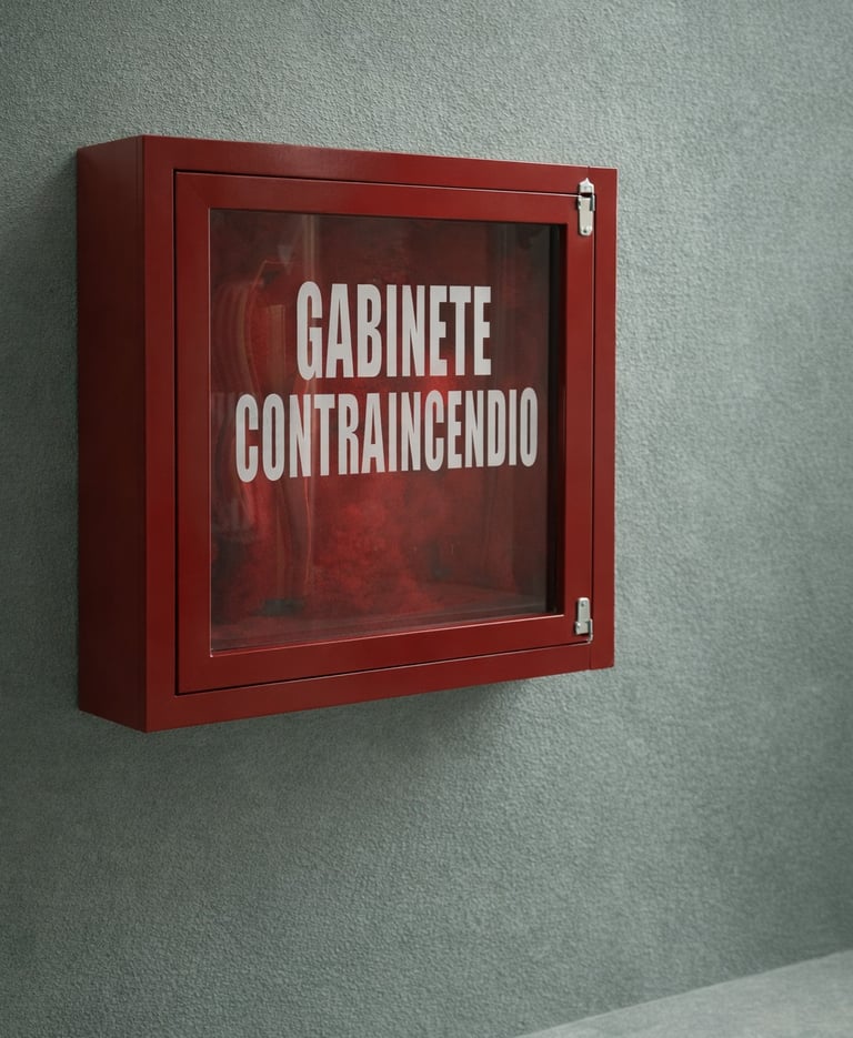 Gabinete contra incendios en fibra de vidrio 