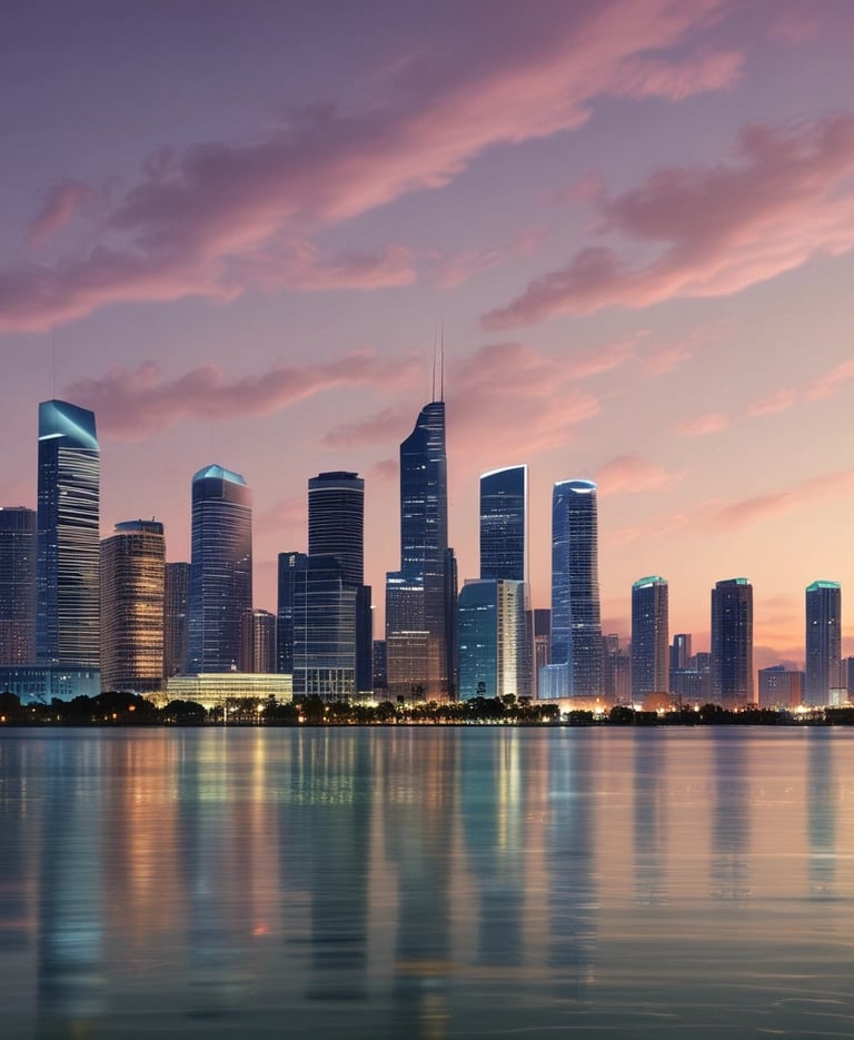 Close-up of hands exchanging business documents over a dark wood table, symbolizing trust and partnership.