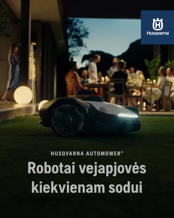 Husqvarna automower Robotai vejapjovės kiekvienam sodui