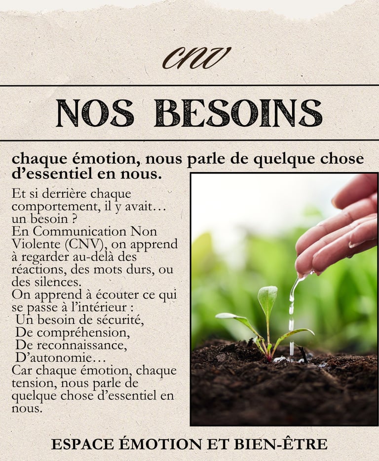 la cnv reconnait nos besoins