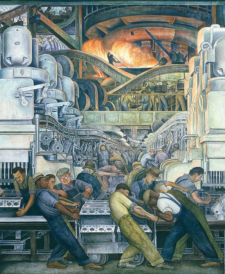 Diego Rivera, Detroit Industry Murals (1932–33)