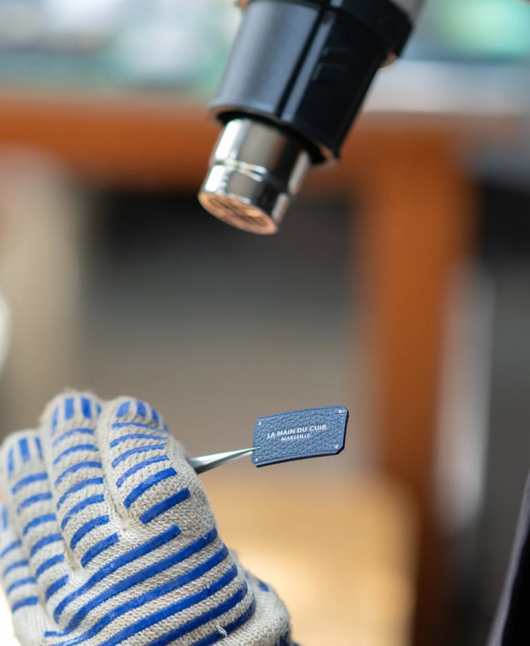 séchage de la tranche du cuir