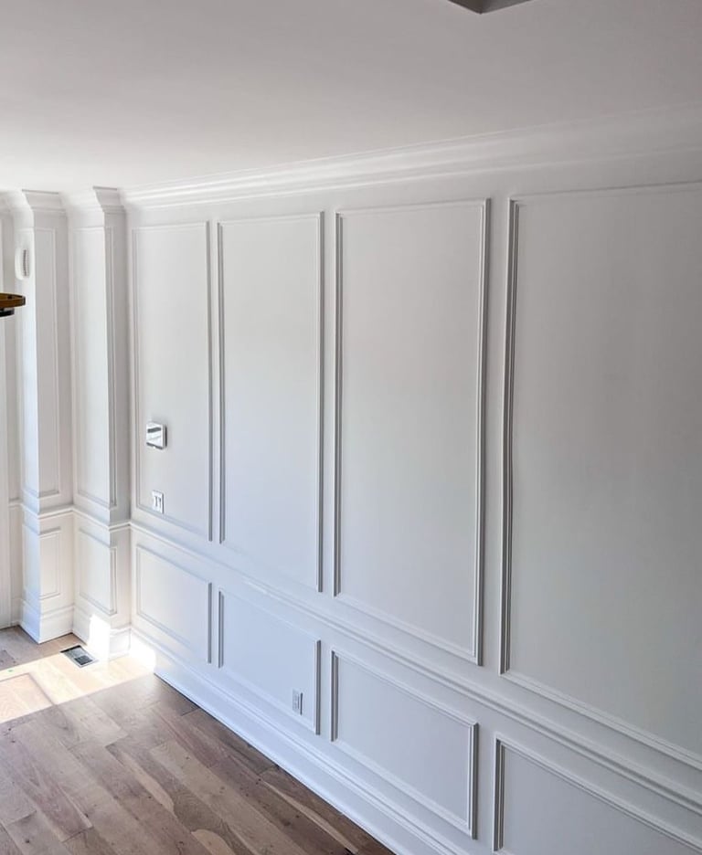 Charcoal Moulding Installed Design