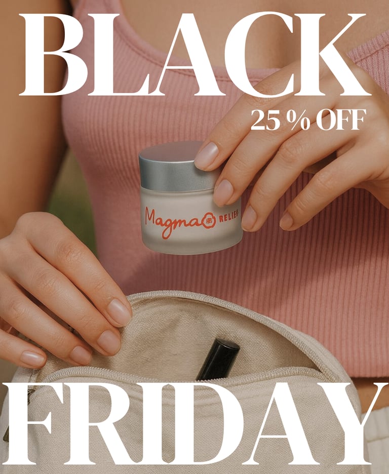 black friday 25 off magma relief