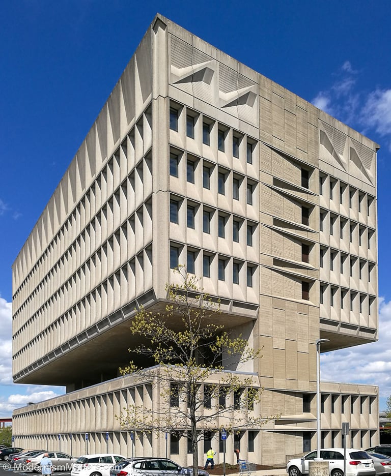 Hotel Marcel / Pirelli Tire Building ● New Haven, CT, USA ● Marcel Breuer ● 1968-1970 
