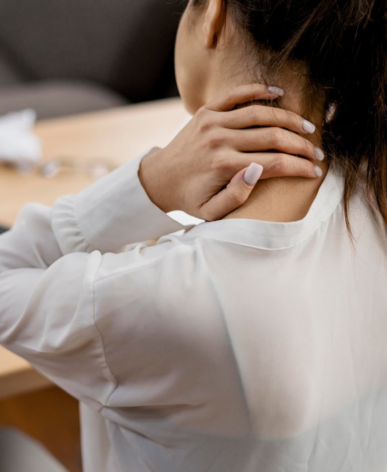 Burn out et tensions musculaires cervicales se faire accompagner par votre ostéopathe en Isère (38)