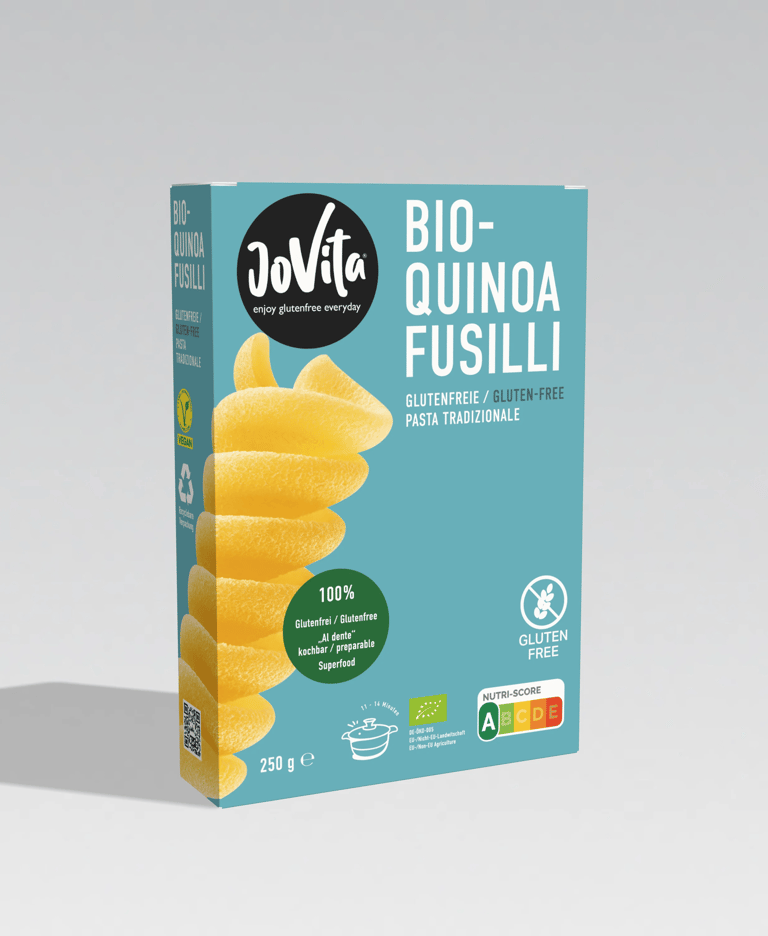 Fresh and vibrant branding design for Jovita food products, highlighting quality and flavor.