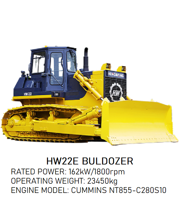 a brand new HW22E Bulldozer is shown in this image