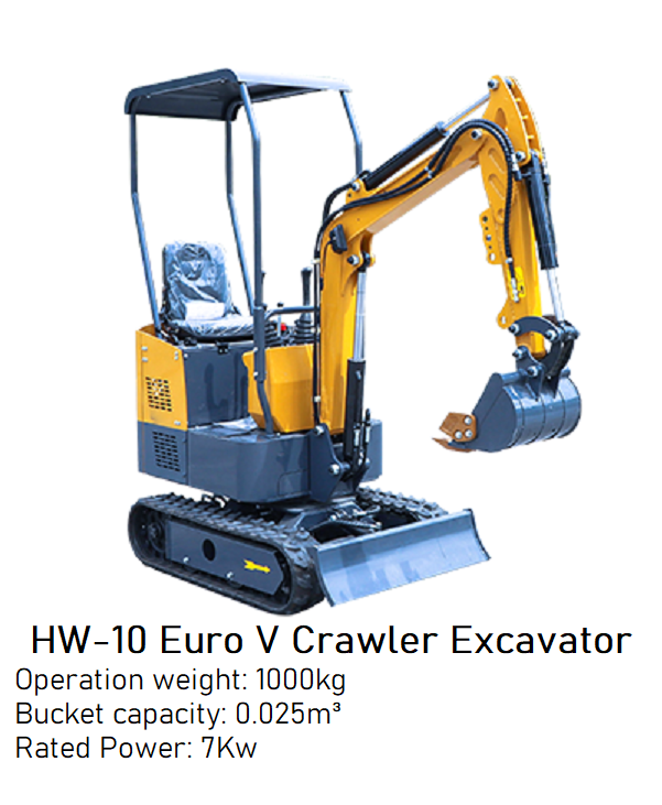 Brand New 1000kg HW-10 Euro V Crawler Excavator image