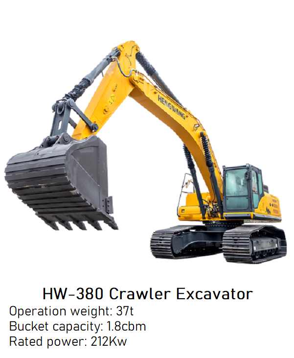 Brand New 37000kg HW-380 Crawler Excavator image