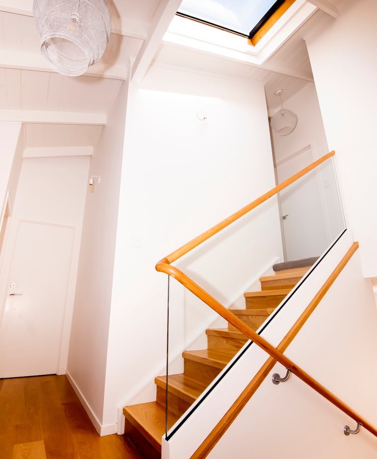Stairwell skylight renovation
