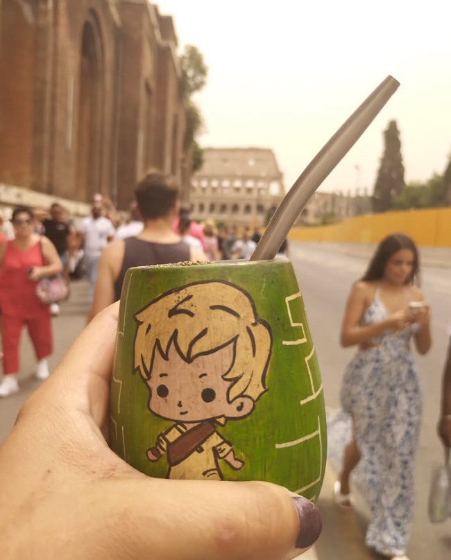 mate en roma, coliseo