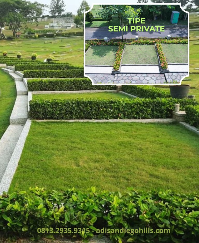 san diego hills karawang tipe semi private untuk pasangan suami istri diperistirahatan terakhir