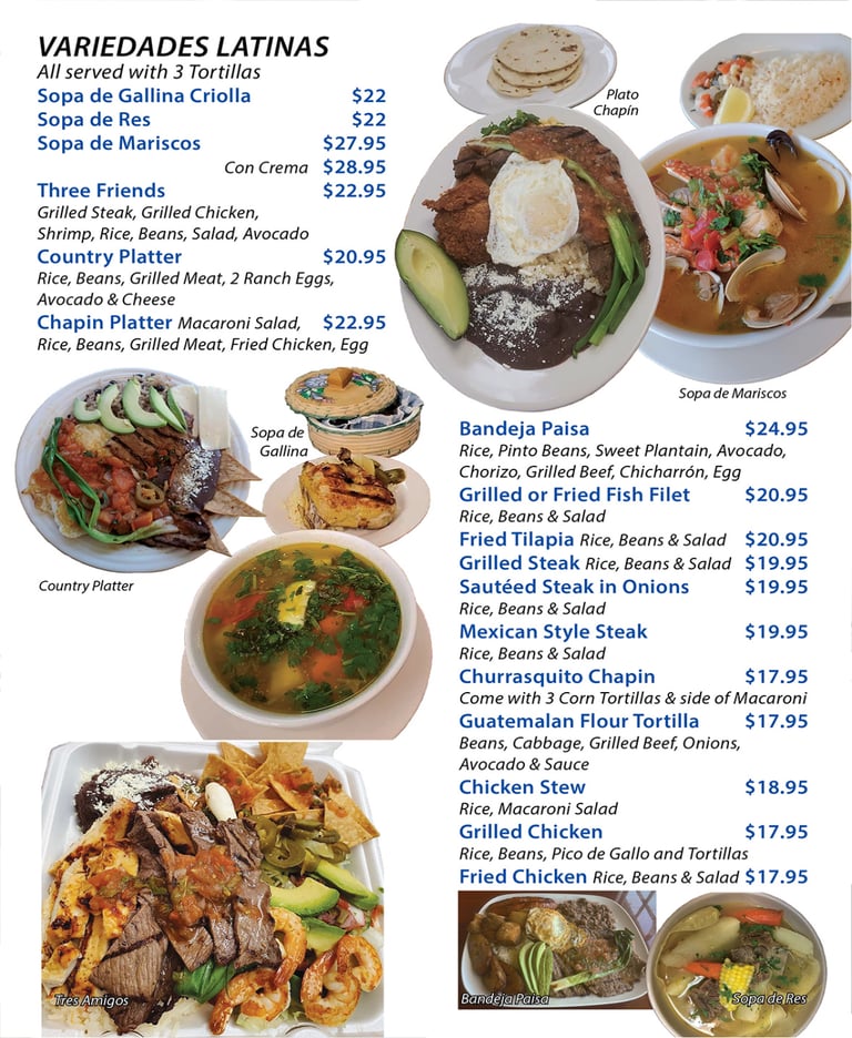 sabor latino latin mexican guatemalan food delivery byob