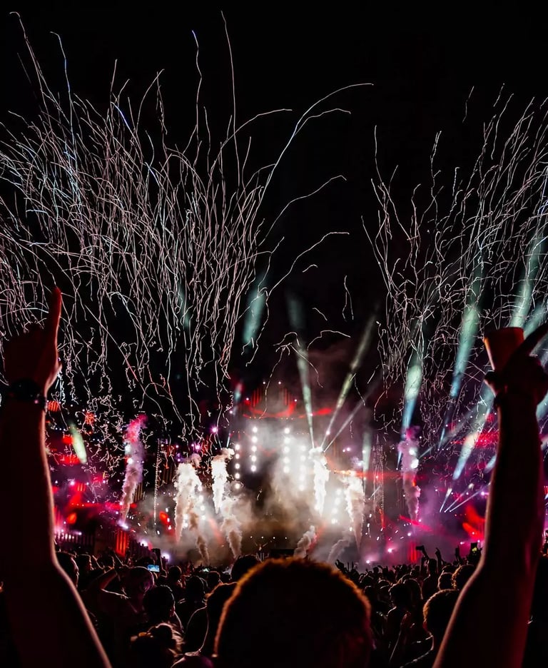 effets spéciaux pour concert