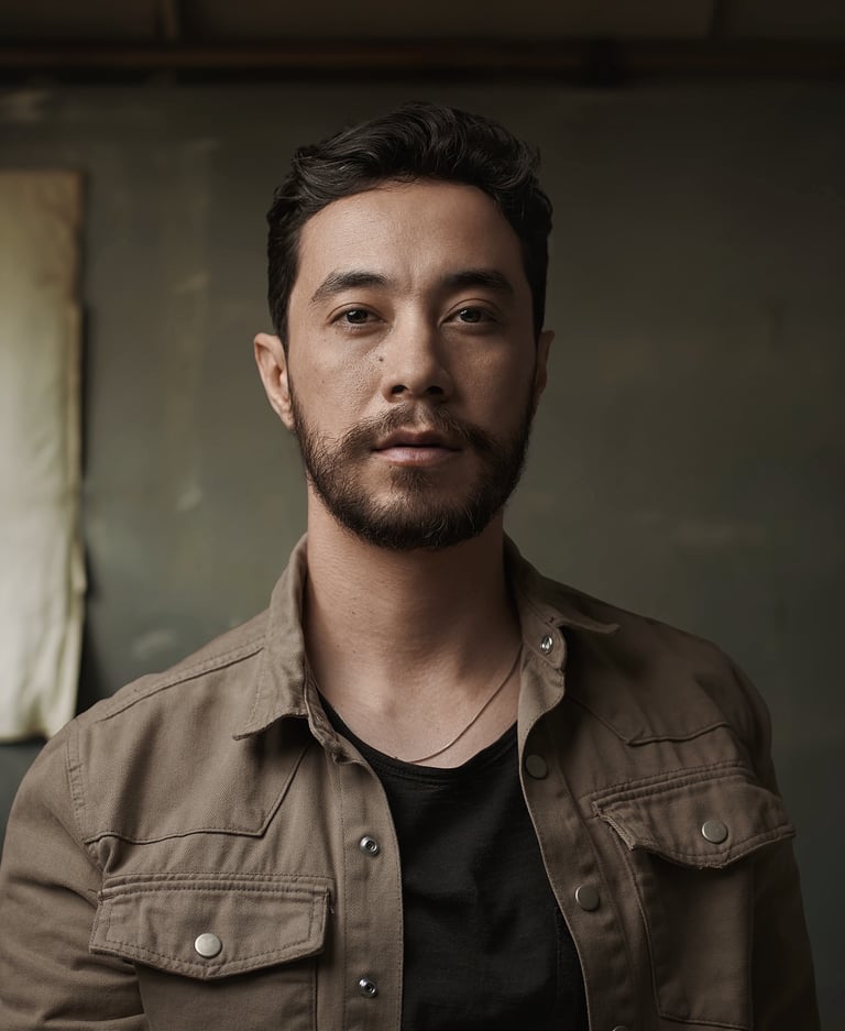 Bruno Fujii Self-portrait.