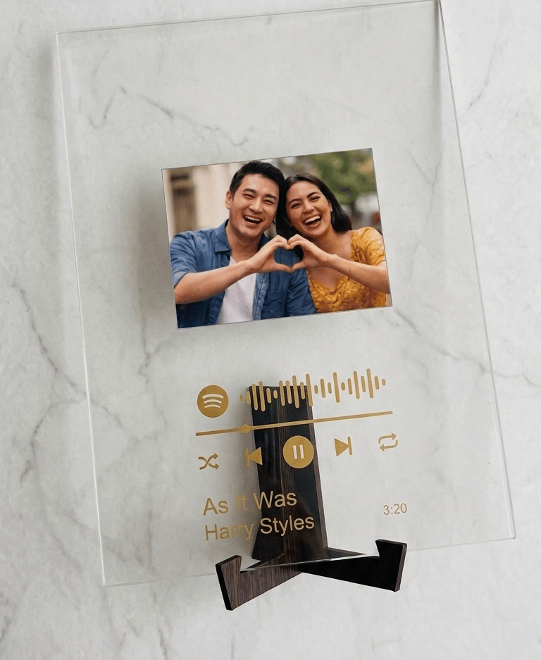 customizable spotify plaque