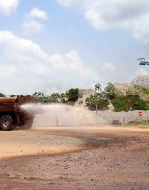 agua control de polvo