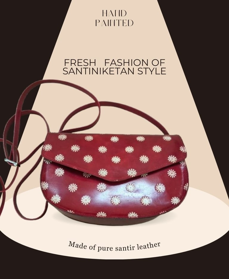 leather purse, hand made leather bag