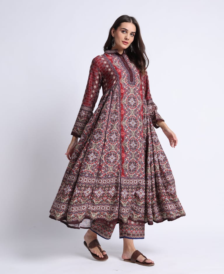 Utsav  anarkali women co ord set collection