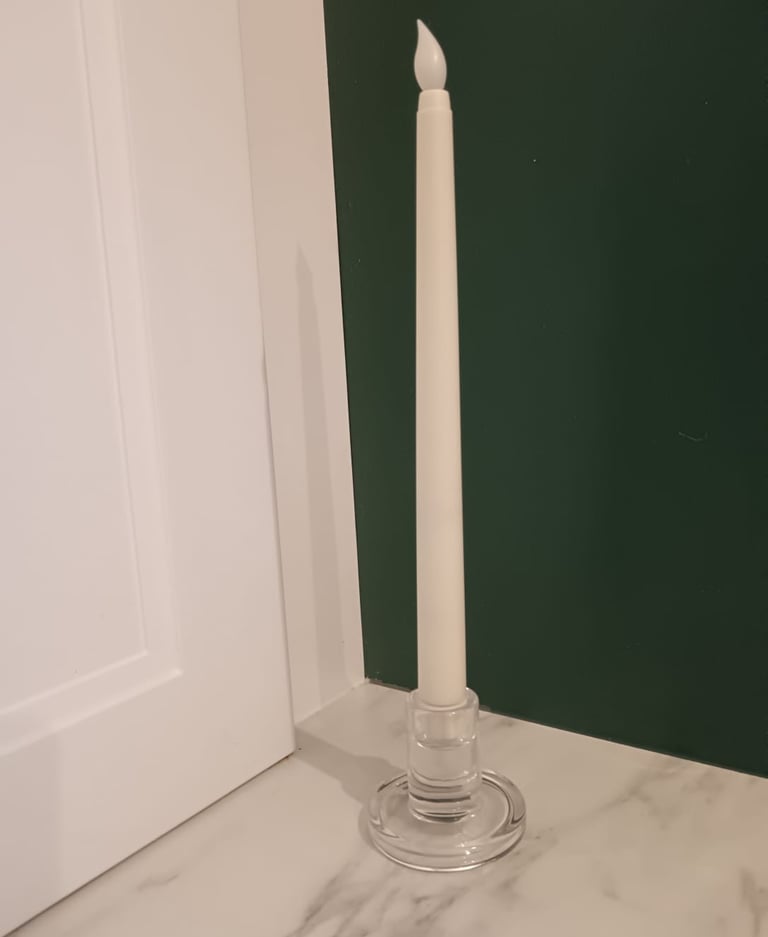 Bougeoir transparent