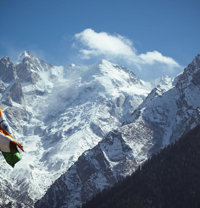Himalayan mountains representing Samaarambh Foundation's vision for sustainable communitydevelopment