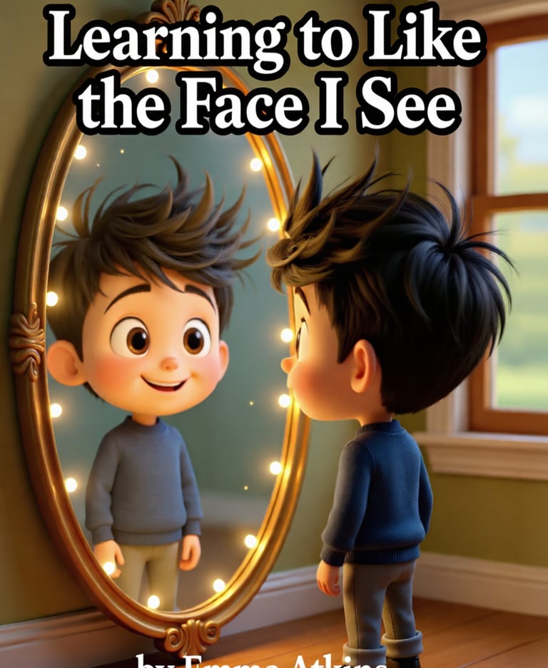 Learning to like the face I see, children's book.