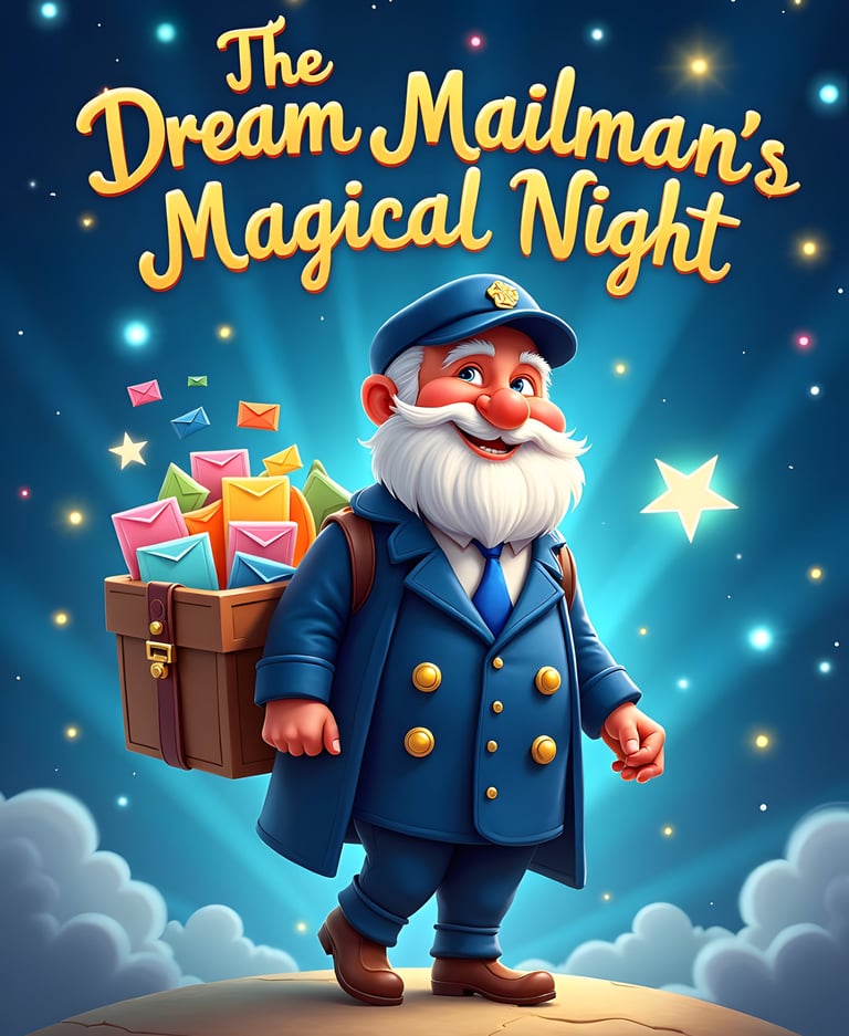 The Dream Mailman's Magical Night children's bedtime book .