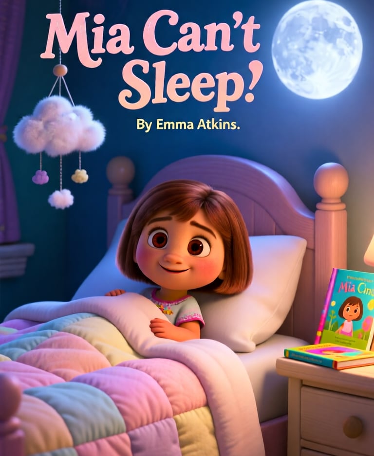Mia Can't Sleep children's book